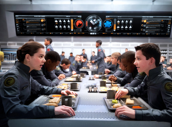 Ender's Game, Hailee Steinfeld, Asa Butterfield Ender's Game, Hailee Steinfeld, Asa Butterfield